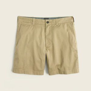 NWT J.Crew 7" Stretch Chino Short, Dusty Khaki